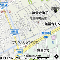石川県金沢市無量寺町子29周辺の地図