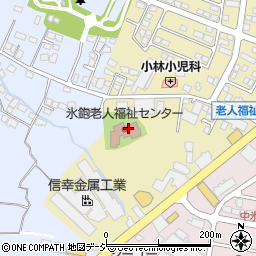長野市福祉施設氷鉋老人福祉センター周辺の地図