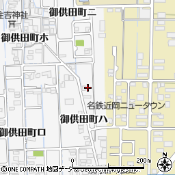石川県金沢市御供田町ハ27-3周辺の地図