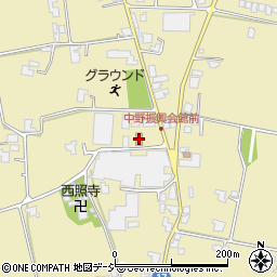 中野公民館周辺の地図