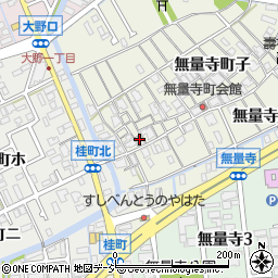 石川県金沢市無量寺町子24周辺の地図