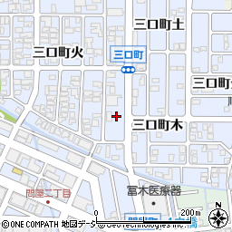 ファミリーマート金沢三口町店周辺の地図
