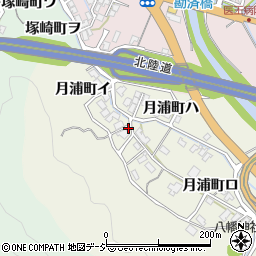 石川県金沢市月浦町イ102周辺の地図