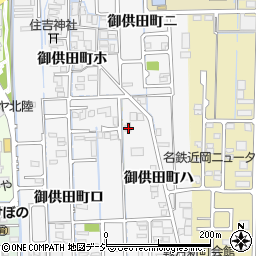 石川県金沢市御供田町ハ17-1周辺の地図