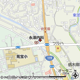 ファミリーマート宇都宮野沢店周辺の地図