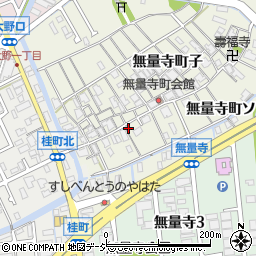 石川県金沢市無量寺町子33周辺の地図