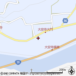 長野県長野市七二会甲60周辺の地図