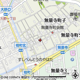 石川県金沢市無量寺町子28周辺の地図