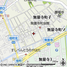 石川県金沢市無量寺町子40周辺の地図