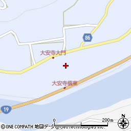 長野県長野市七二会甲36周辺の地図