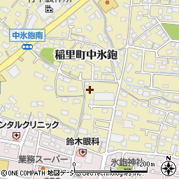 長野県長野市稲里町中氷鉋491-6周辺の地図