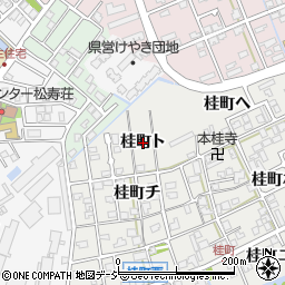 石川県金沢市桂町ト周辺の地図
