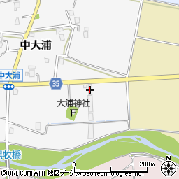 富山県富山市中大浦43周辺の地図