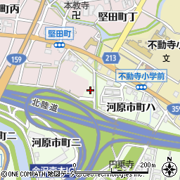 石川県金沢市河原市町（ニ）周辺の地図