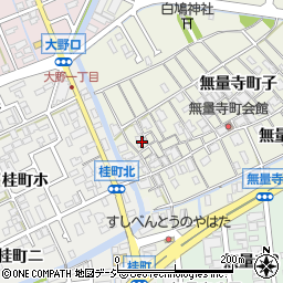 石川県金沢市無量寺町子234周辺の地図