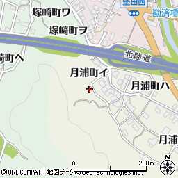 石川県金沢市月浦町イ49周辺の地図