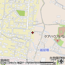 長野県長野市稲里町中氷鉋1012周辺の地図