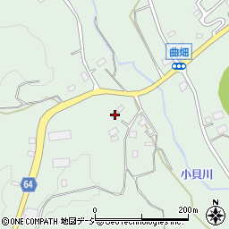 栃木県那須烏山市曲畑158周辺の地図