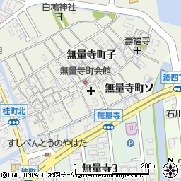 石川県金沢市無量寺町子60周辺の地図