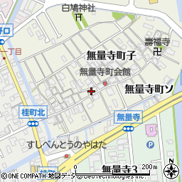 石川県金沢市無量寺町子44周辺の地図