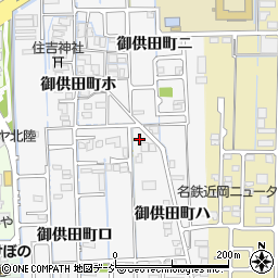 石川県金沢市御供田町ハ19-4周辺の地図