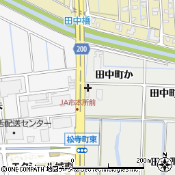 石川県金沢市田中町か10周辺の地図