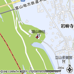 雄山神社　前立社壇周辺の地図