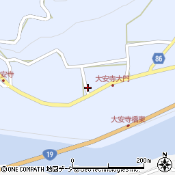長野県長野市七二会甲86周辺の地図
