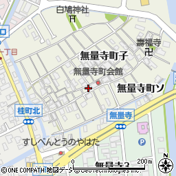 石川県金沢市無量寺町子45周辺の地図