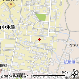 長野県長野市稲里町中氷鉋1023-1周辺の地図