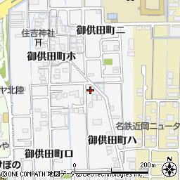石川県金沢市御供田町ハ19-2周辺の地図