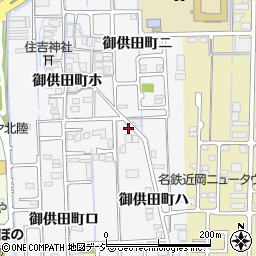 石川県金沢市御供田町ハ19-3周辺の地図