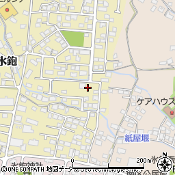 長野県長野市稲里町中氷鉋1022-10周辺の地図
