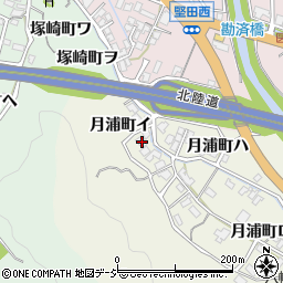 石川県金沢市月浦町イ43周辺の地図