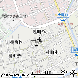 石川県金沢市桂町ヘ6周辺の地図