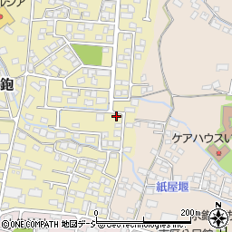 長野県長野市稲里町中氷鉋1022-3周辺の地図