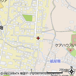 長野県長野市稲里町中氷鉋1022-17周辺の地図