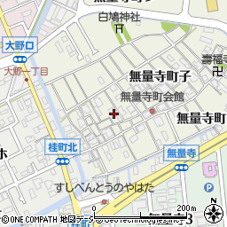 石川県金沢市無量寺町子215周辺の地図