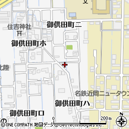 石川県金沢市御供田町ハ21-1周辺の地図