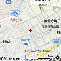 石川県金沢市無量寺町子235周辺の地図