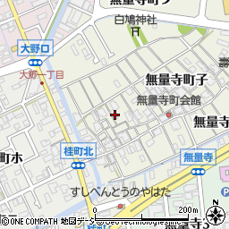 石川県金沢市無量寺町子219周辺の地図