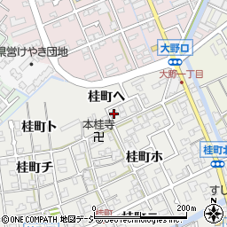石川県金沢市桂町ヘ7周辺の地図