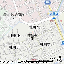 石川県金沢市桂町ヘ32周辺の地図