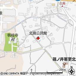 北島公民館周辺の地図