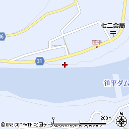 長野県長野市七二会甲1419-ロ周辺の地図