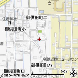 石川県金沢市御供田町ニ53周辺の地図
