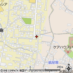 長野県長野市稲里町中氷鉋1010-5周辺の地図