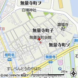 石川県金沢市無量寺町子198周辺の地図