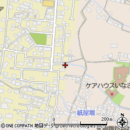 長野県長野市稲里町中氷鉋1010-1周辺の地図