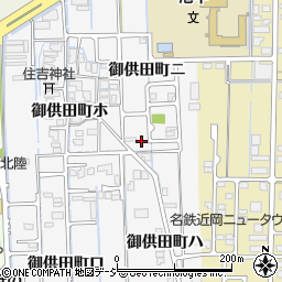 石川県金沢市御供田町ニ66周辺の地図